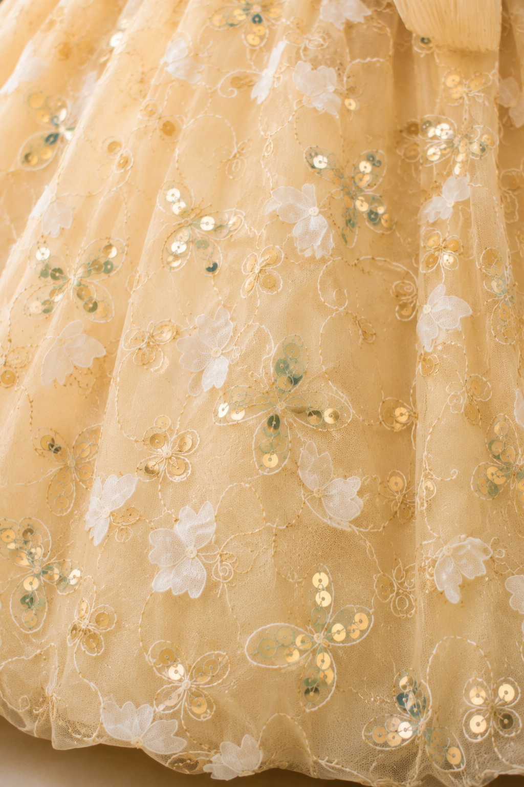 Ivory Blossom Princess Gown| Kids Party Wear