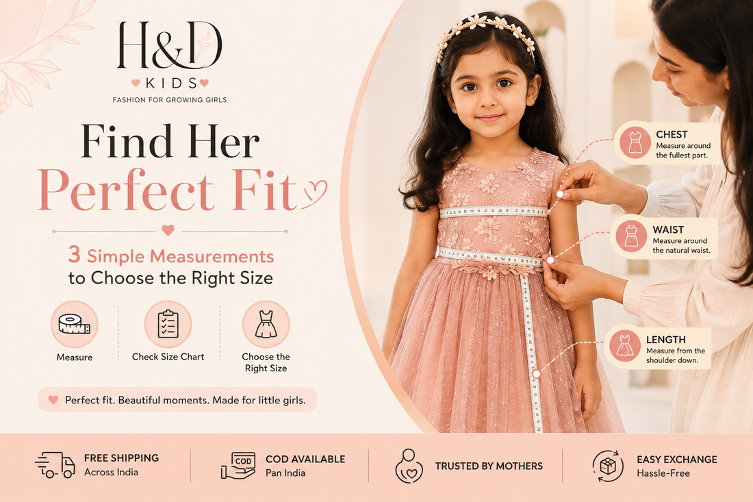 How to Choose the Right Dress Size for Your Little Girl 💕