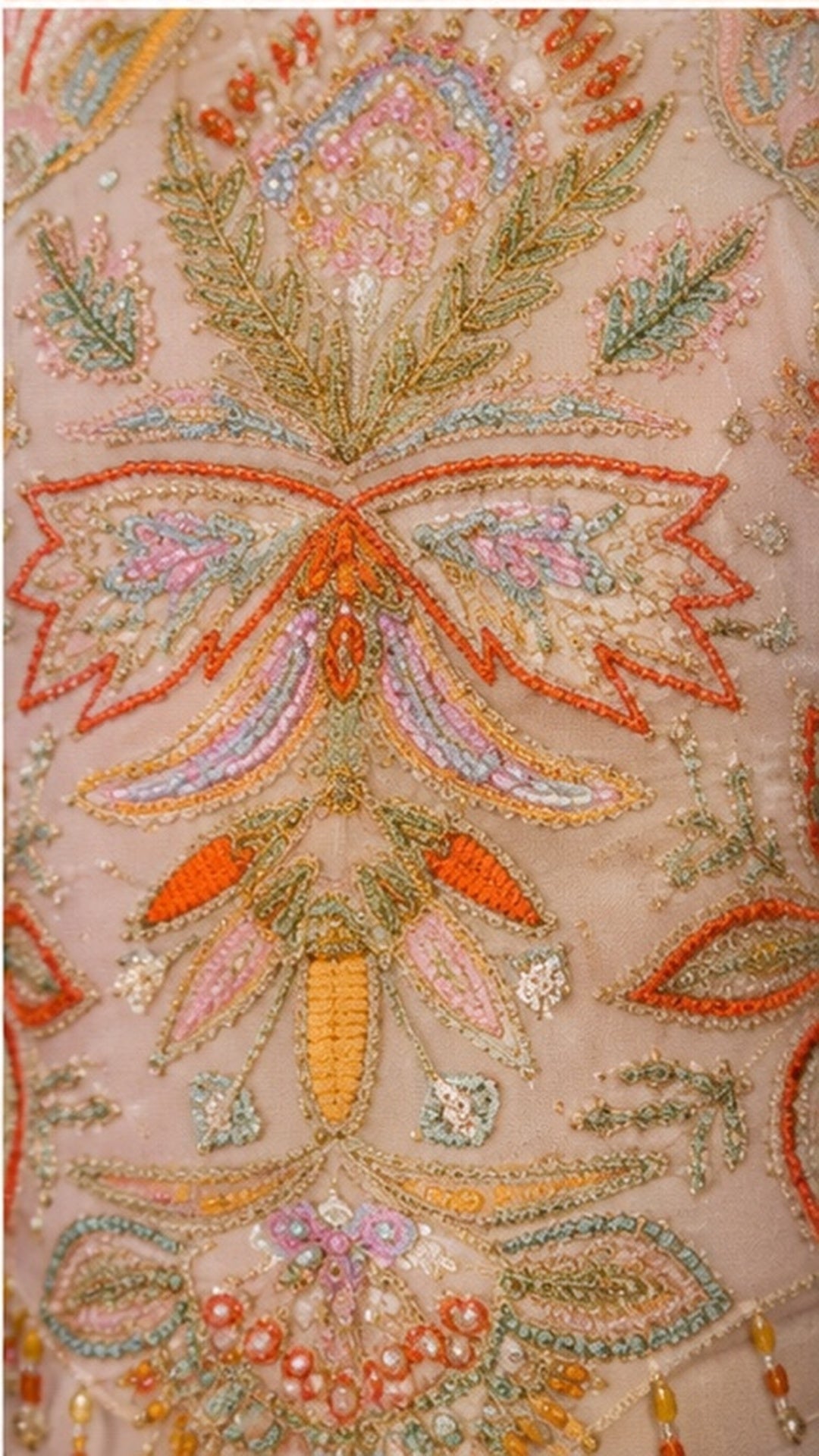 Ivory Floral Embroidered Palazzo/ Sharara Set | 5Y to 9Y